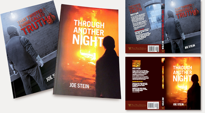 Joe Stein's thrillers: Book jacket design & illustration