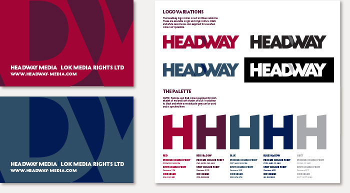 Headway LOK Media rebrand & branding guidelines
