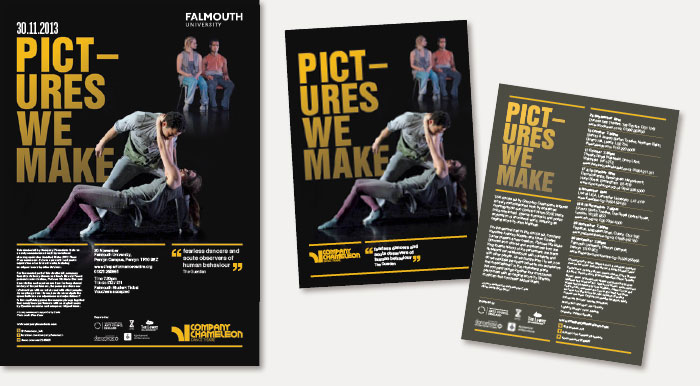 Company Chameleon Dance Theatre: UK tour print