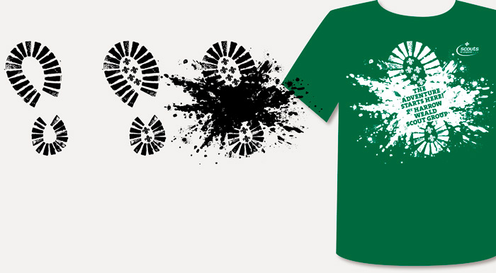 1st Harrow Weald Scouts T-shirt