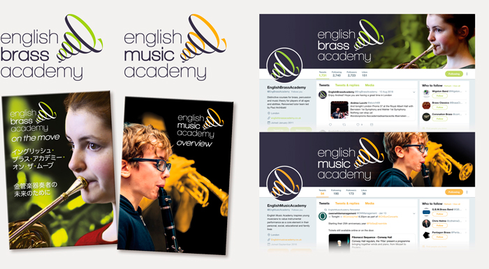 English Music Academy and English Brass Academy rebrand